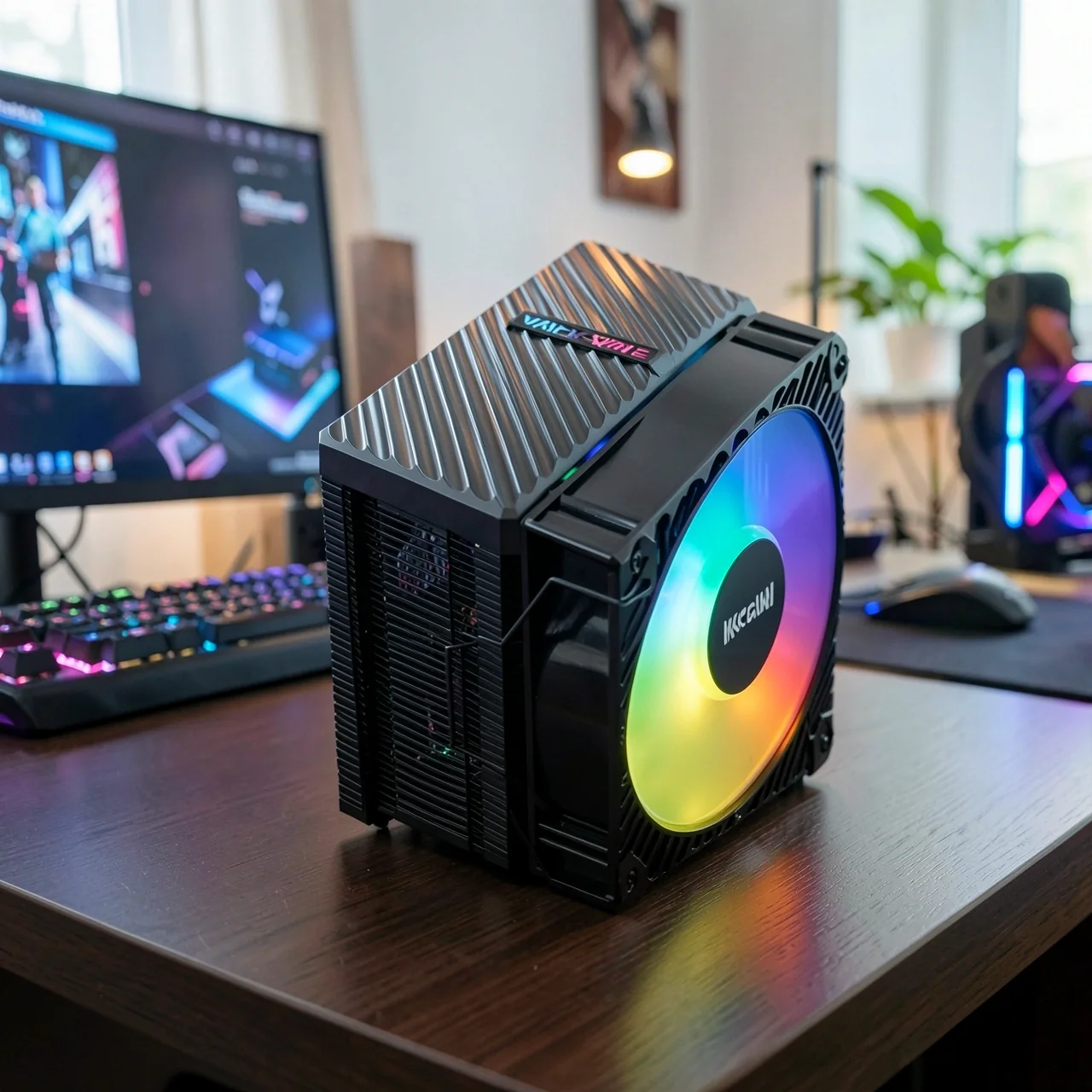 Кулер VK Valkyrie CQ125 черный ARGB