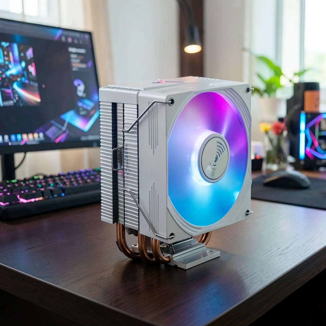Кулер для процессора Jonsbo CR-1300 EVO цветной белый