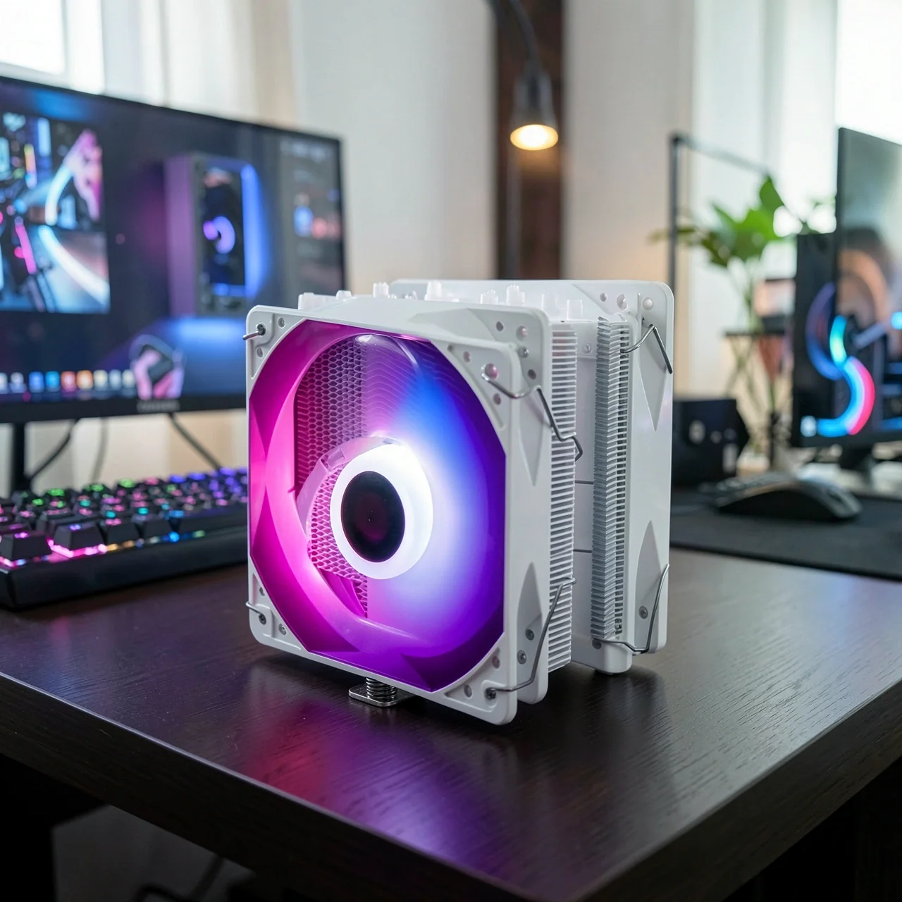 Кулер Thermalright AX120R SE White ARGB с двумя вентиляторами