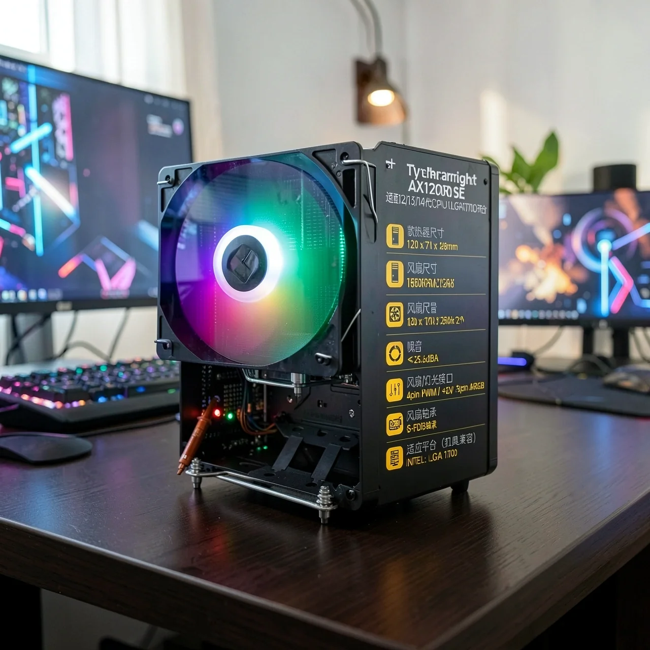 Кулер Thermalright AX120R SE ARGB Dual Fan для Intel LGA1700