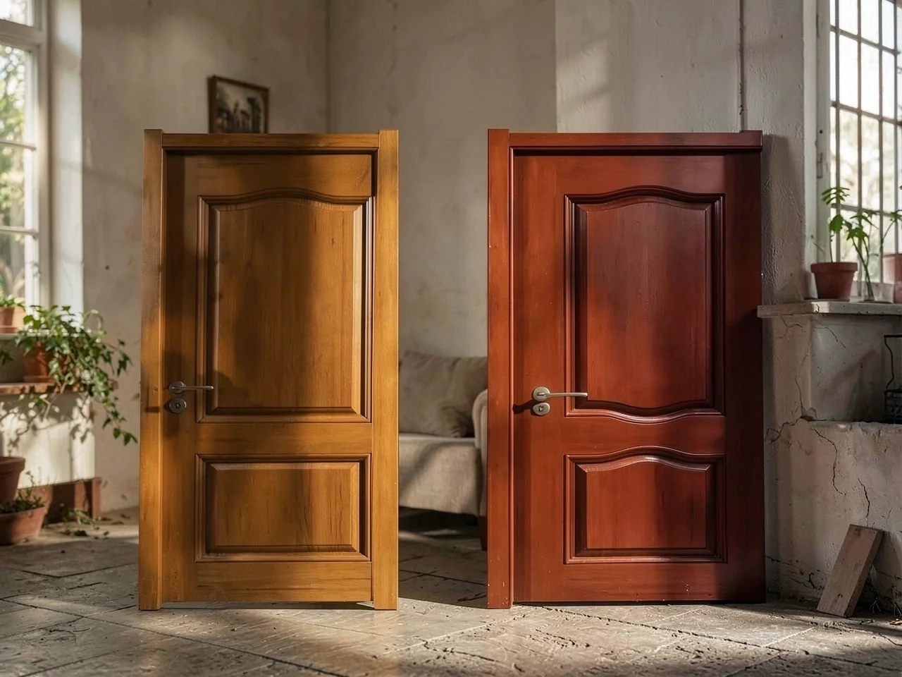 Межкомнатная дверь из массива дерева Likable Home Industry YJ010