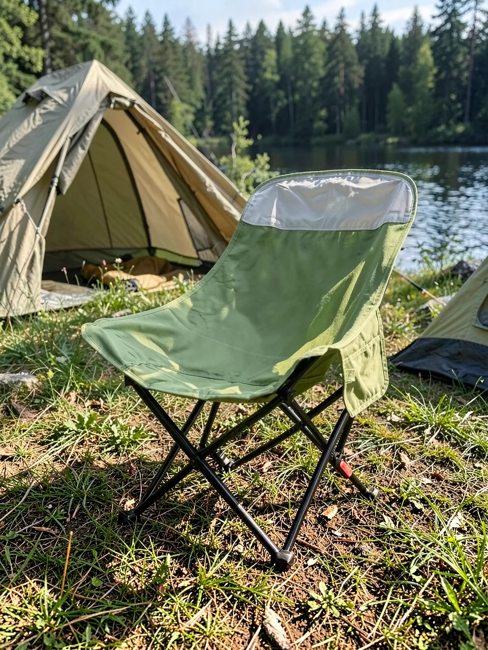 Стул кемпинговый Moon Chair флагман регулируемый малый зеленый