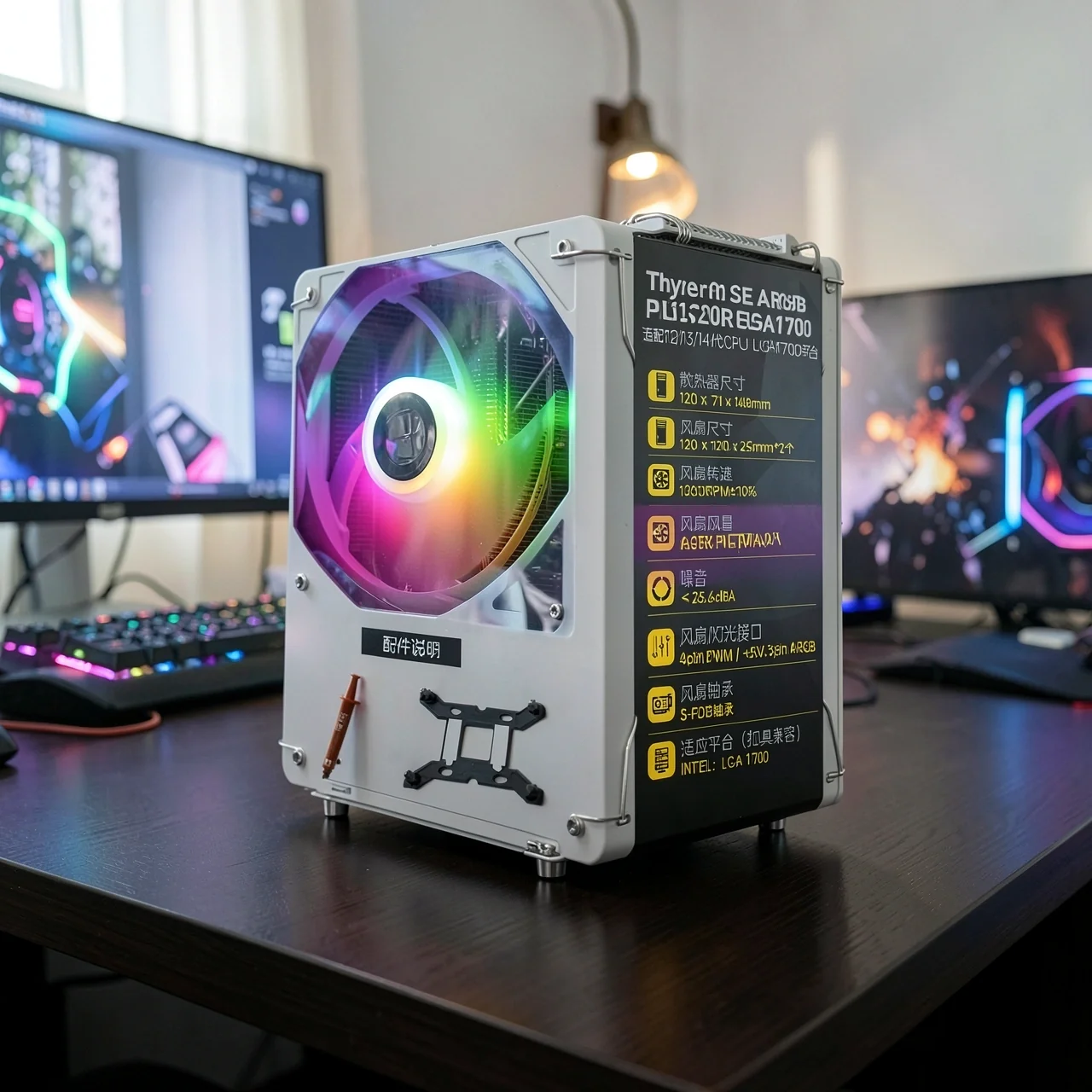 Кулер Thermalright AX120R SE ARGB White Plus Intel Dual Fan
