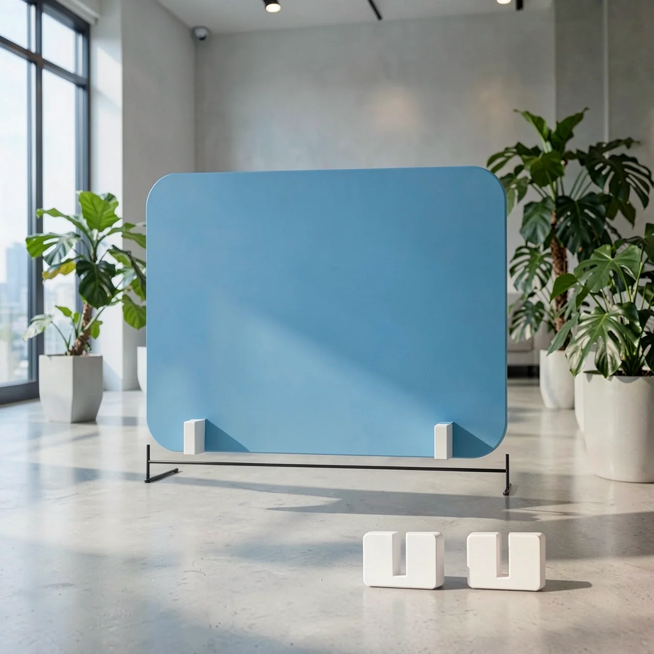 Панель защитная синяя 40x60