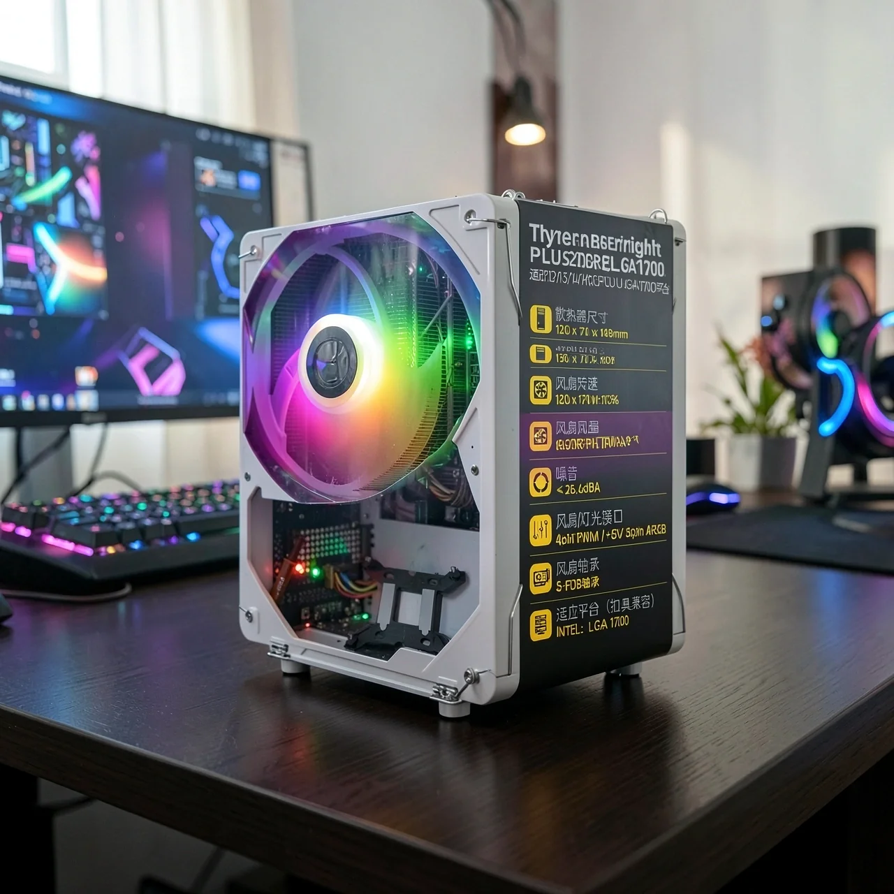 Кулер Thermalright AX120R SE ARGB WHITE PLUS для Intel LGA1700