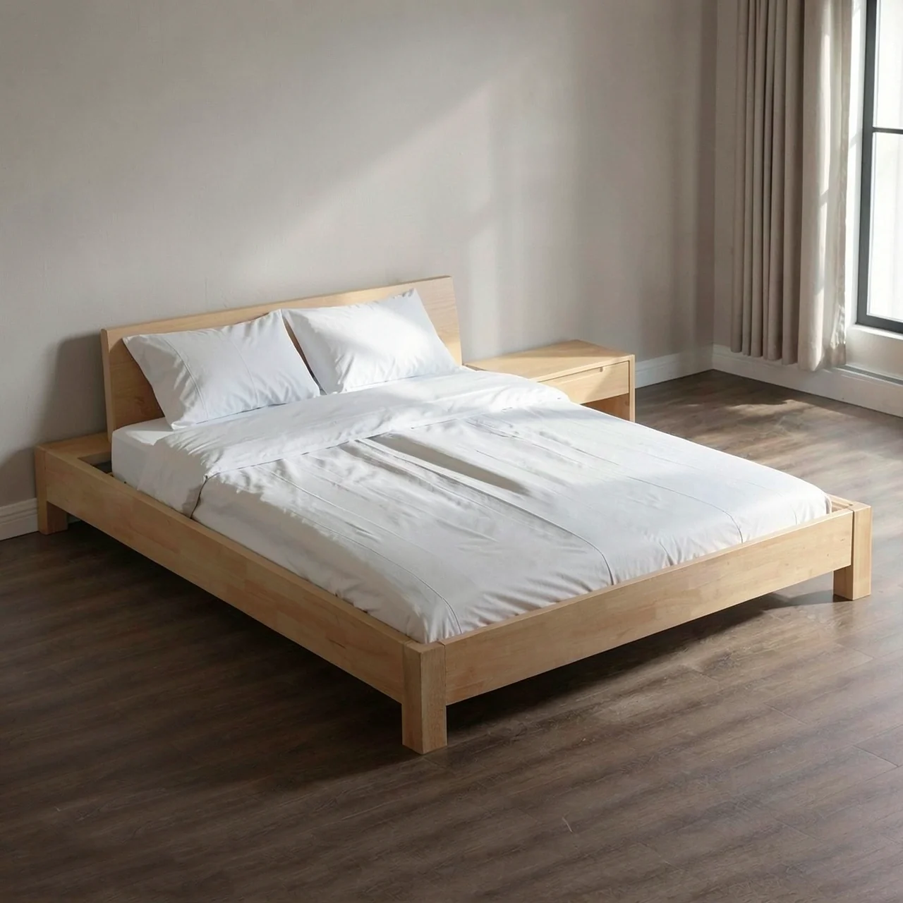 Кровать японская 150x200 с 2 тумбами