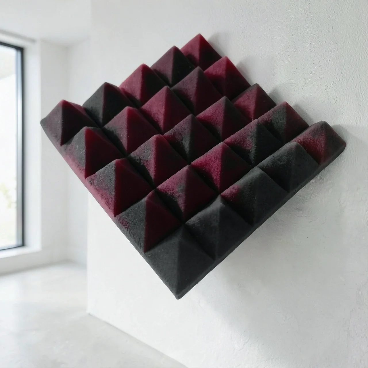 Акустический поролон черный 30x30