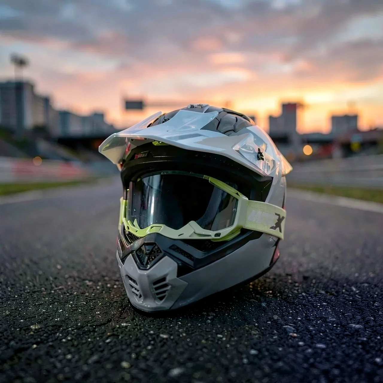 Шлем JOWOTOM 913 серый Honda XL