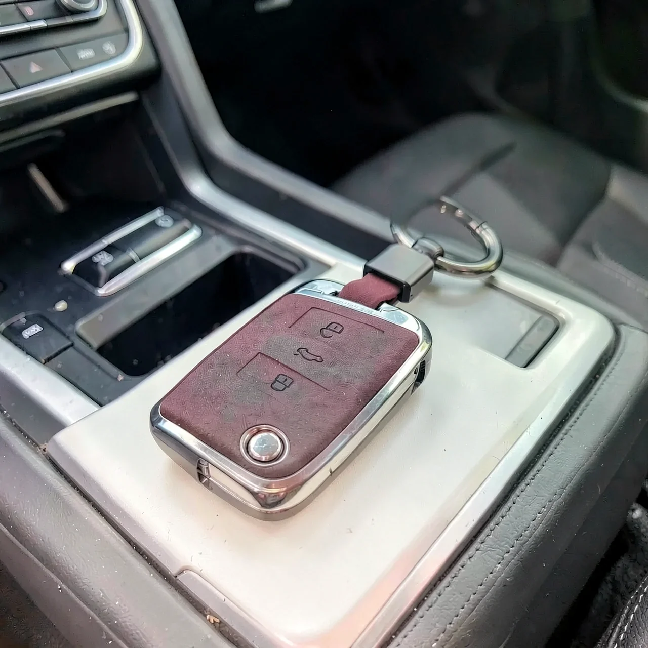 Чехол ключа Volkswagen D款 красный