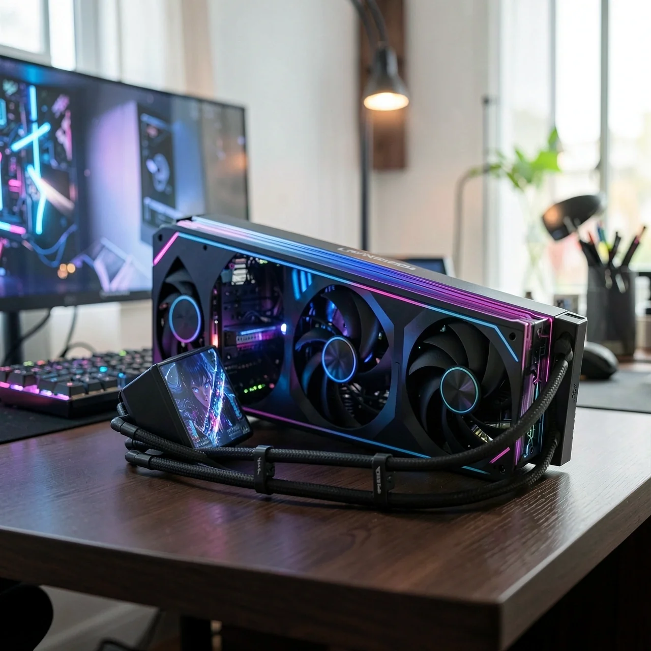 СЖО LovingCool SC60 Firefly 360мм черный