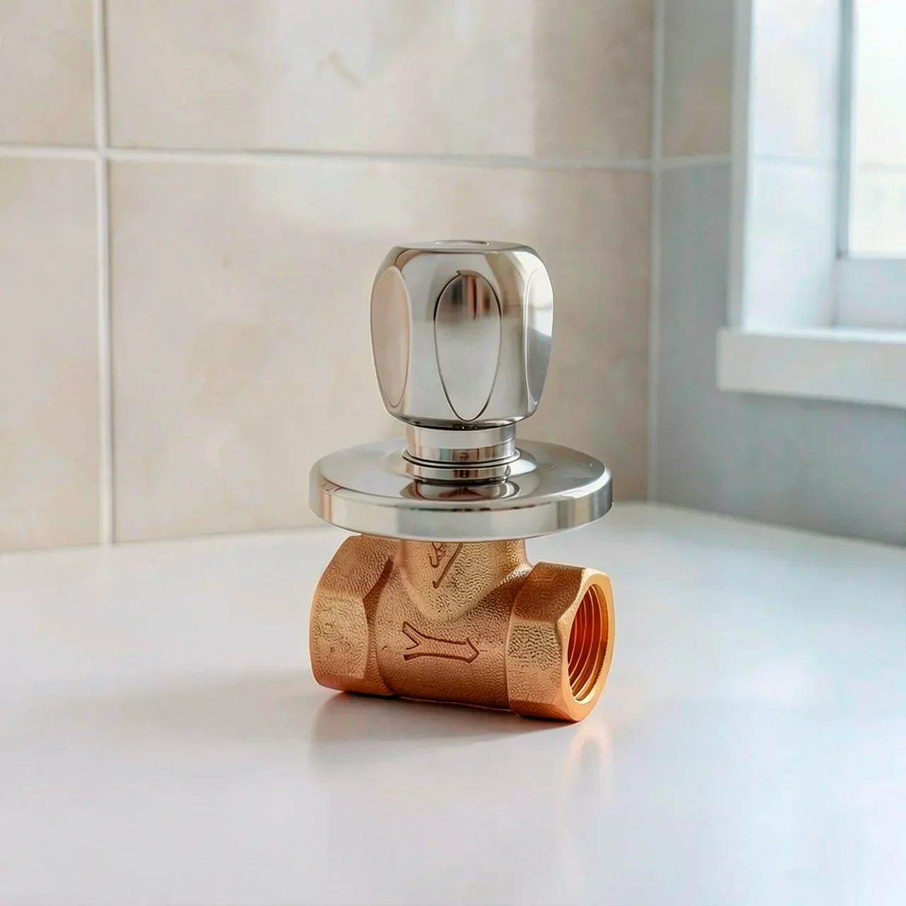 Клапан-переключатель Mi Xiaomu 002 с алмазной ручкой из сплава (3/4")