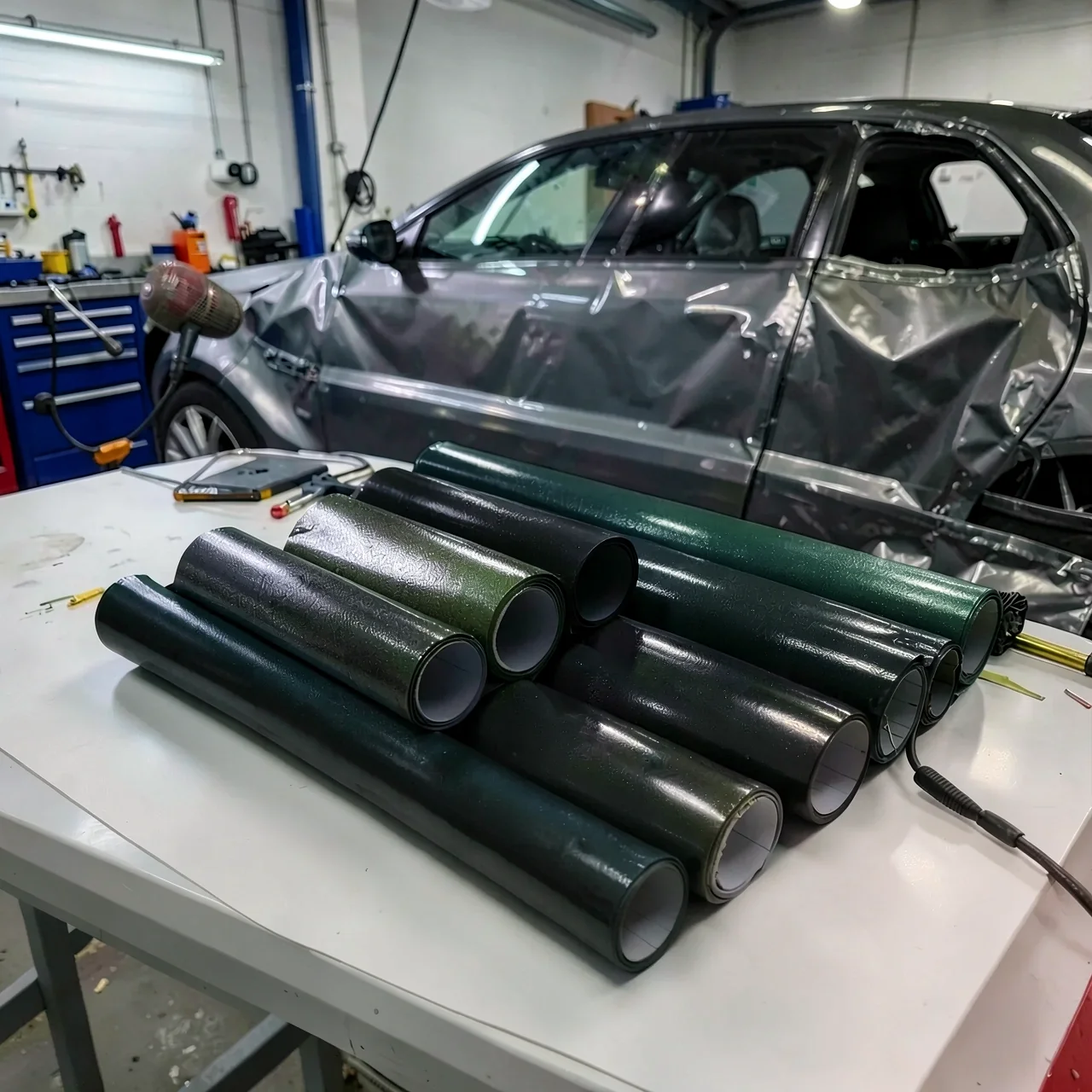 Пленка виниловая глянцевая черная 0.3м