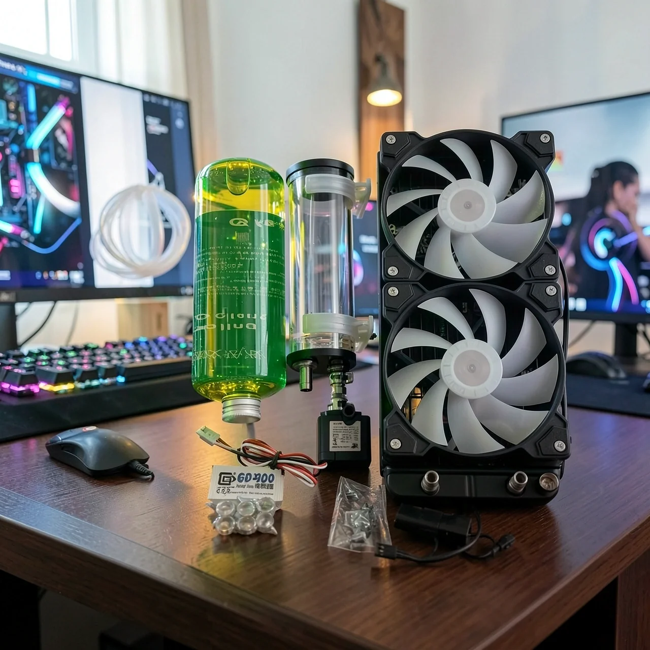 СЖО No brand Моддинг радиатора GPU 240мм