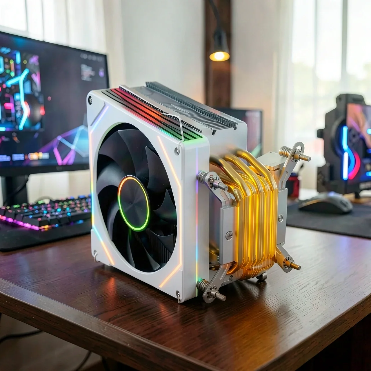 Кулер FROSTWIND BX120Pro белый ARGB 6 трубок Intel