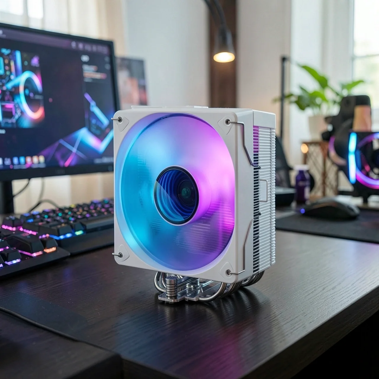Кулер для процессора Jonsbo CR-1000 V2 PRO цветной белый