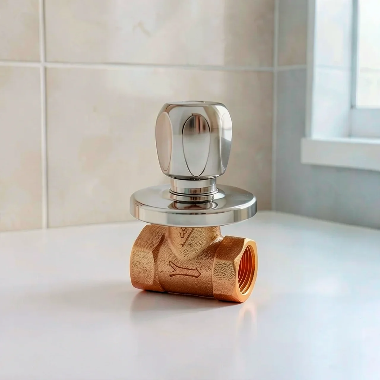Клапан-переключатель Mi Xiaomu 002 с алмазной ручкой из сплава (1/2")