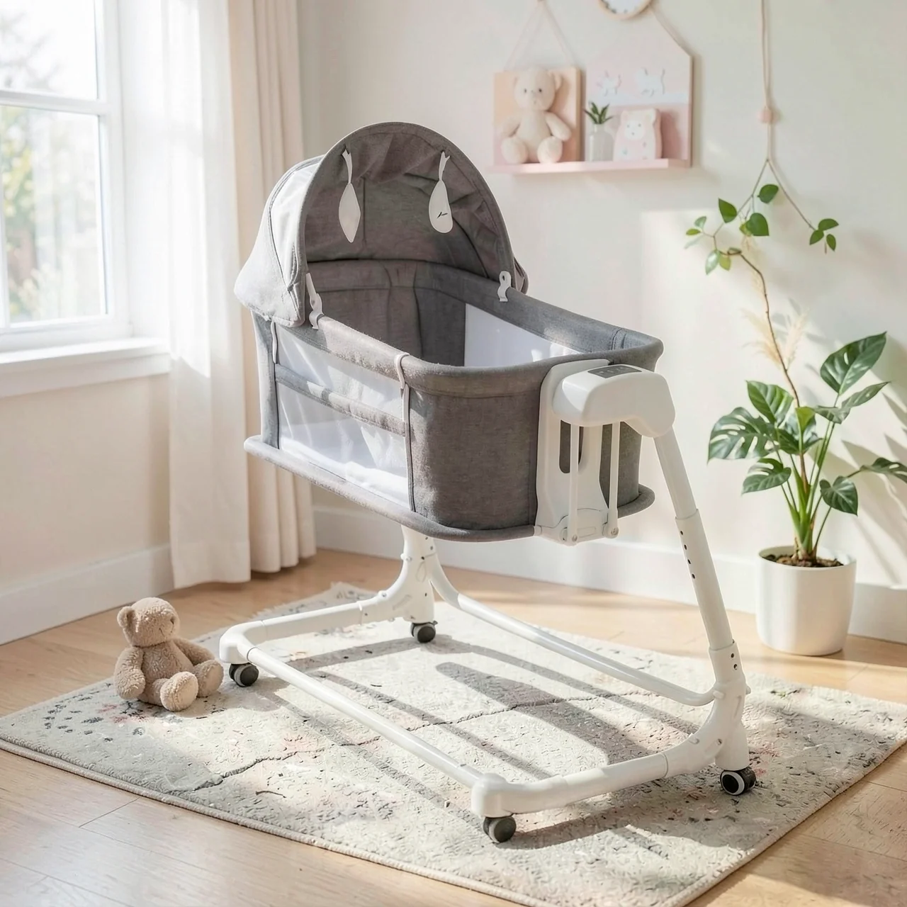 Кроватка-колыбель Bit baby новый хаки люкс