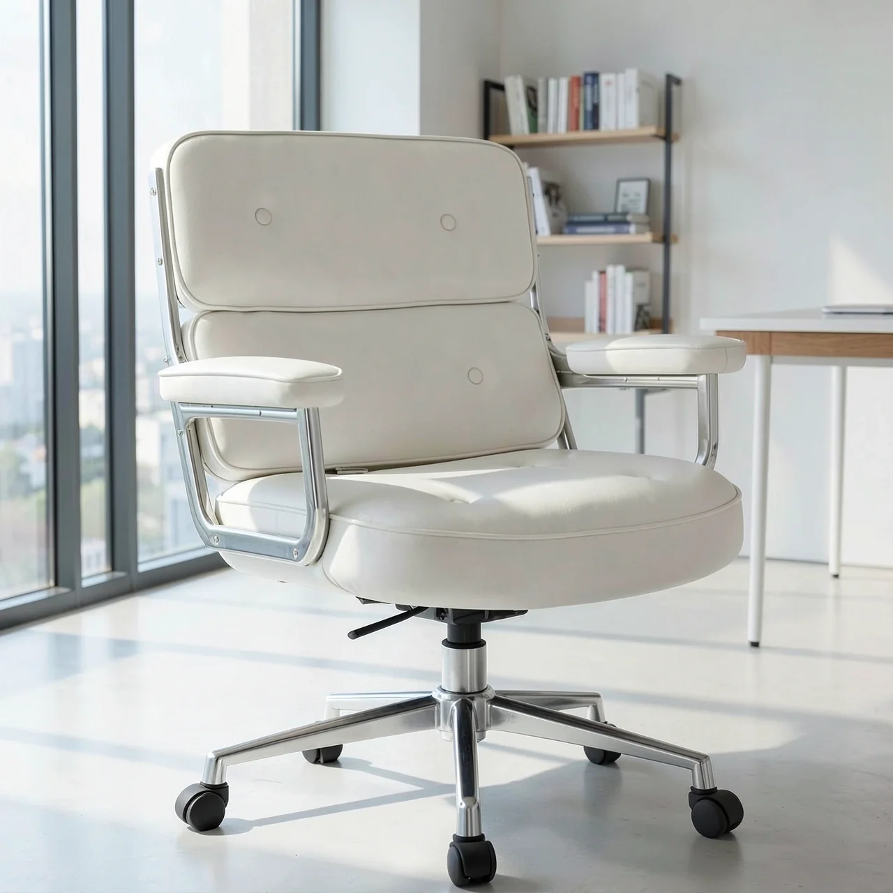 Кресло руководителя Robin Chair белое