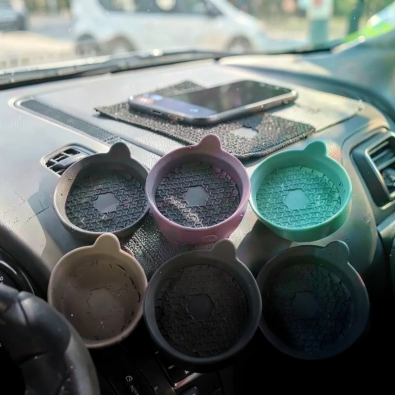 Подстаканник автомобильный розовый