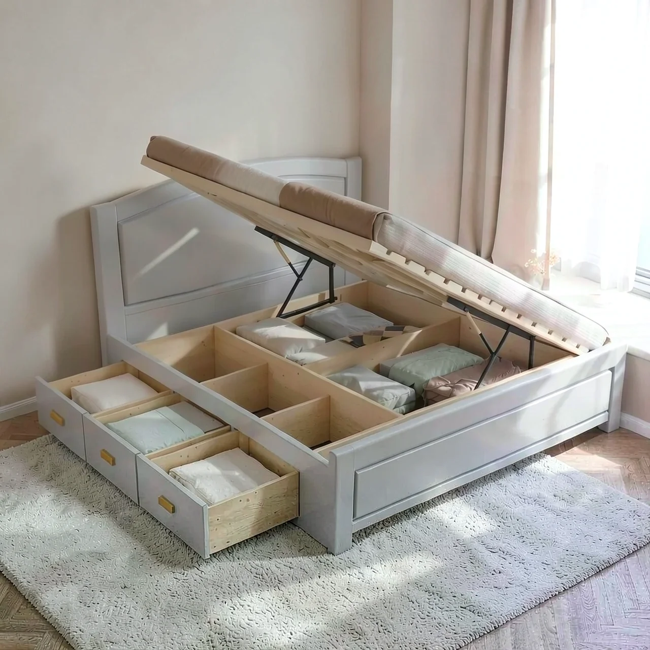 Кровать Минглибао модель 01 размер 150x200 см