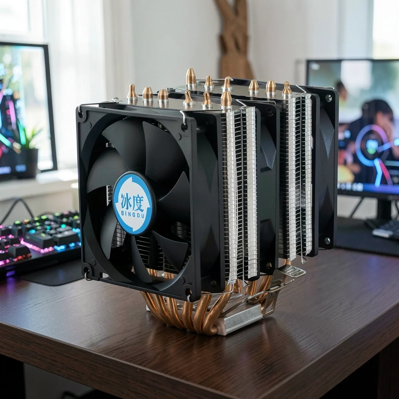 Система охлаждения Ice degree E9 6 трубок, 3 вентилятора, Fixed