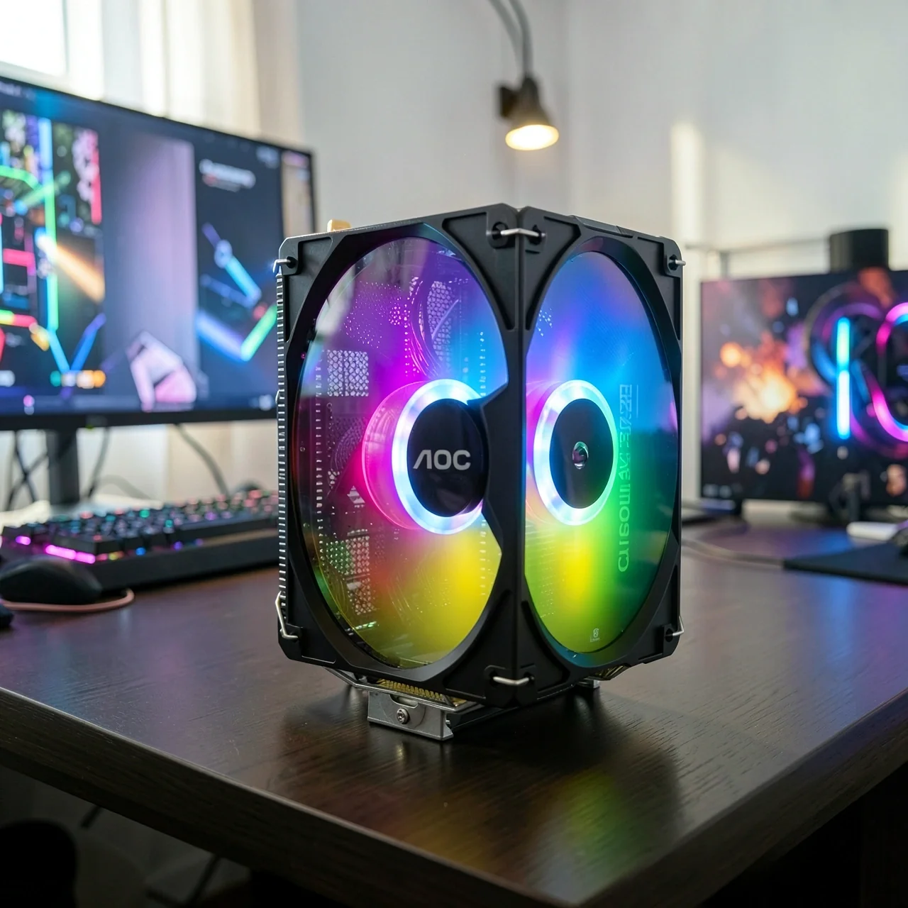 Кулер AOC Ice Dragon 400 Colorful