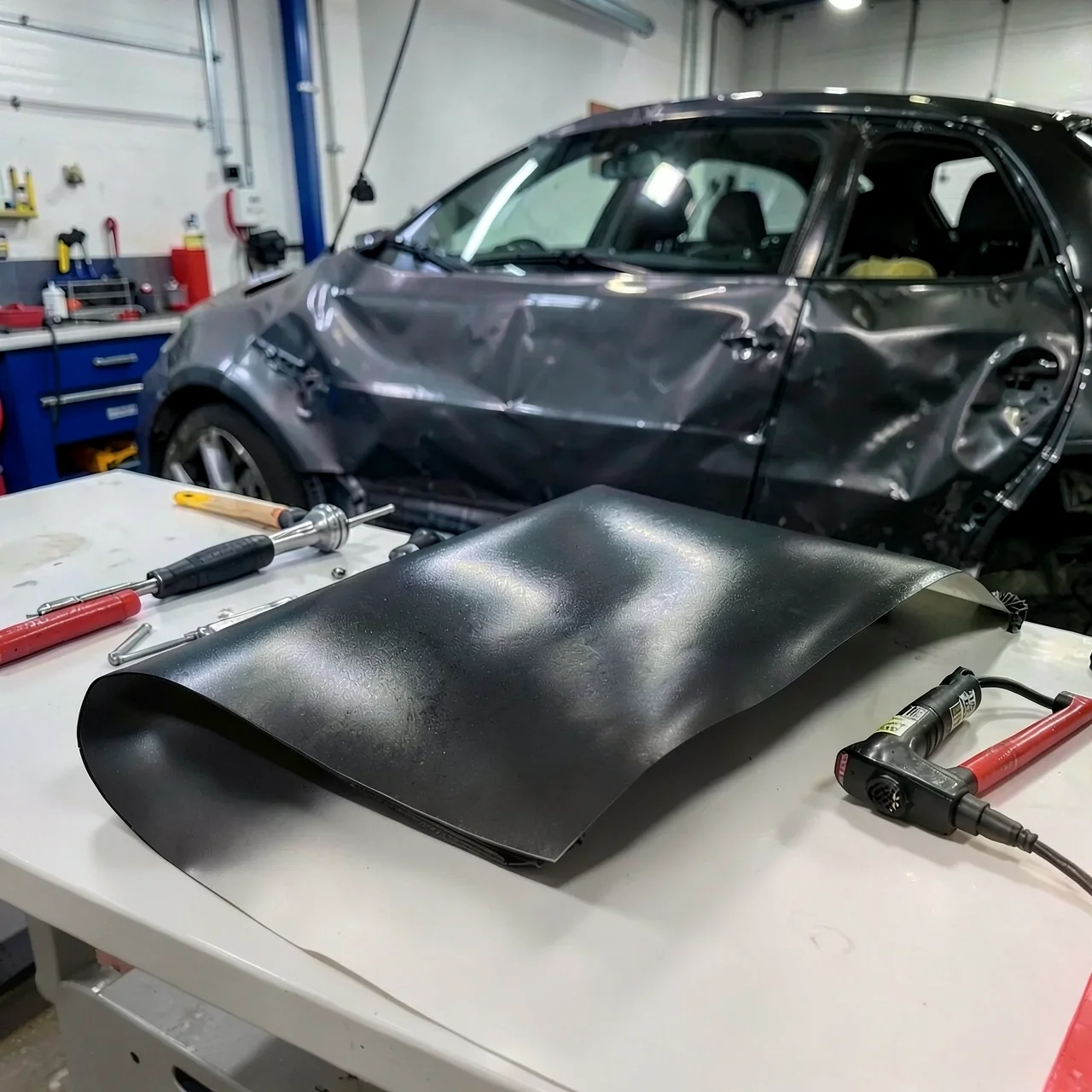 Виниловая пленка матовая черная 30x100