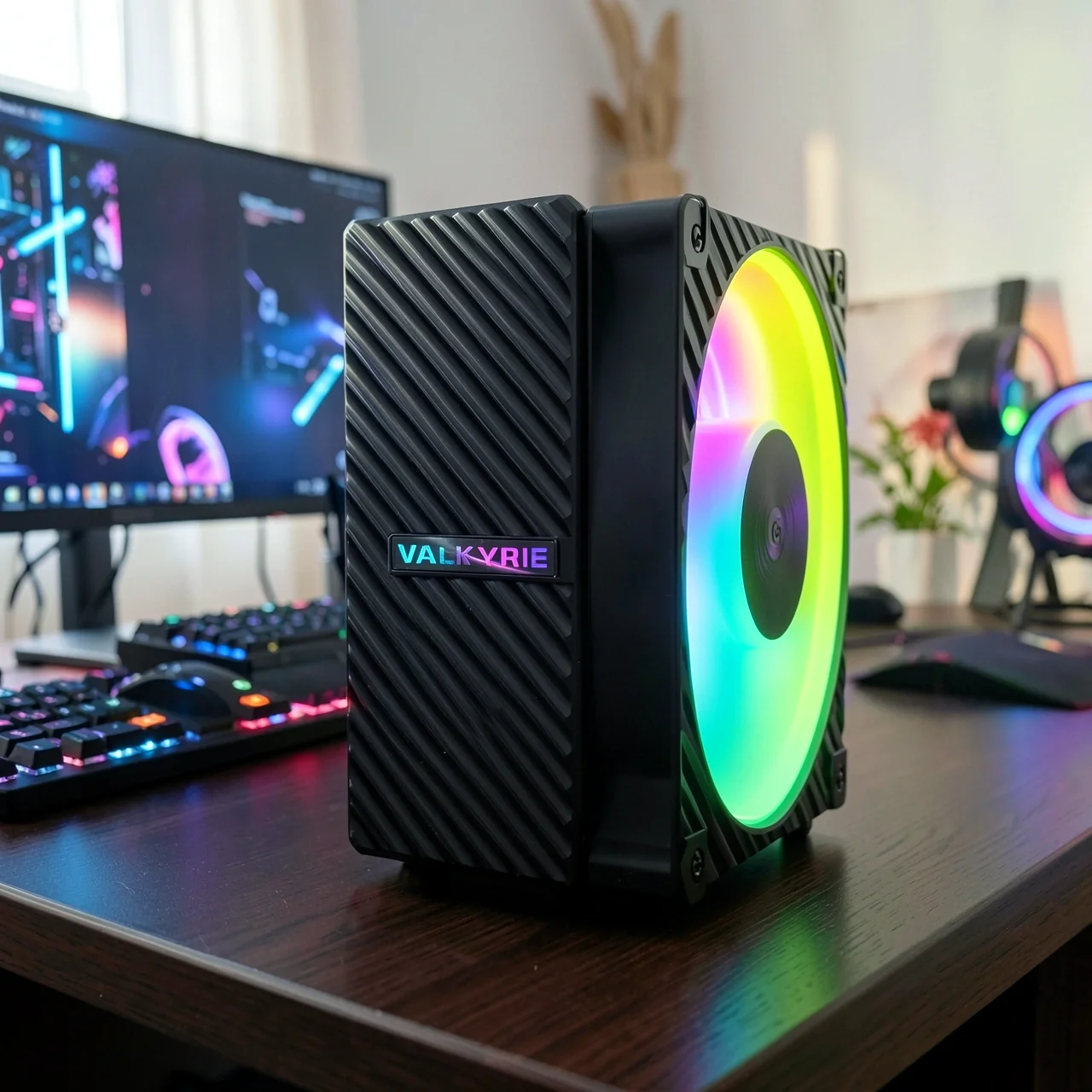 Кулер Valkyrie CQ125 черный ARGB