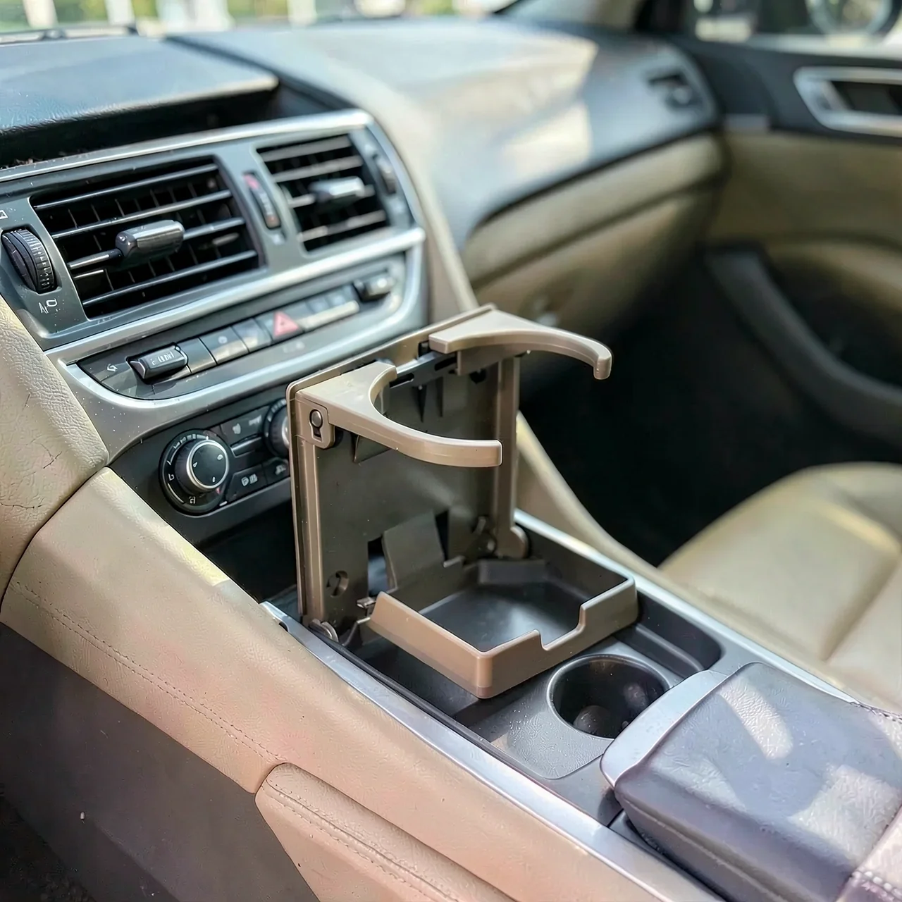 Подстаканник автомобильный серый