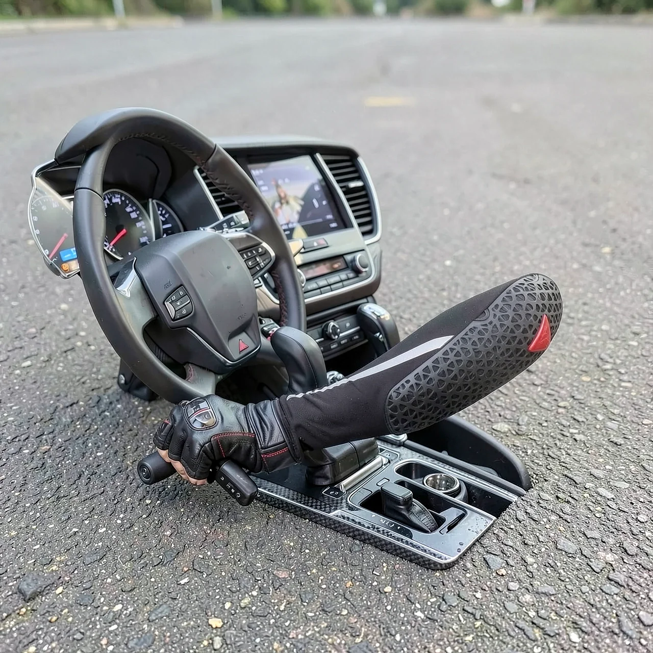 Налокотники Motowolf черные размер XL