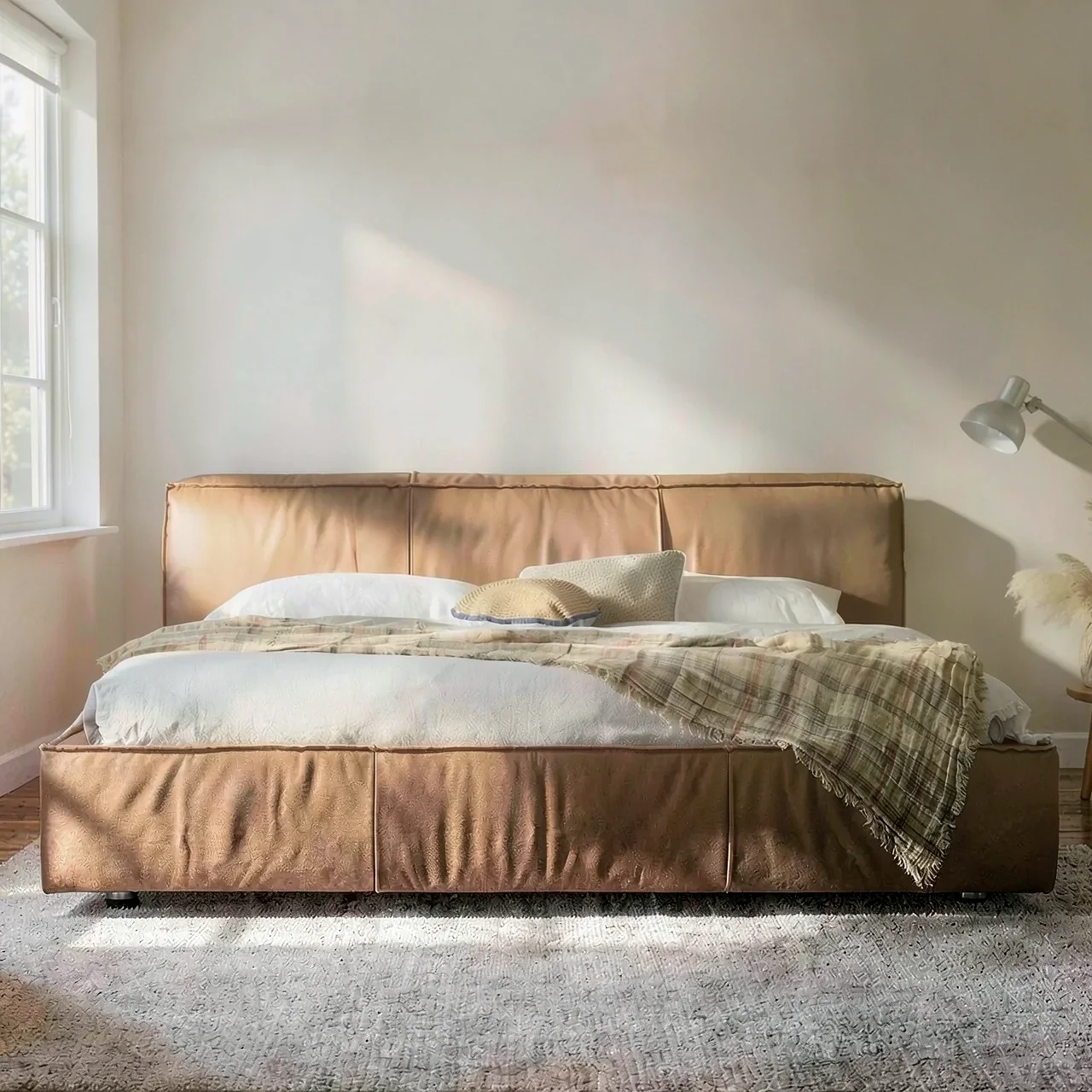 Кровать Kena Nordic 180x200 темно-коричневая