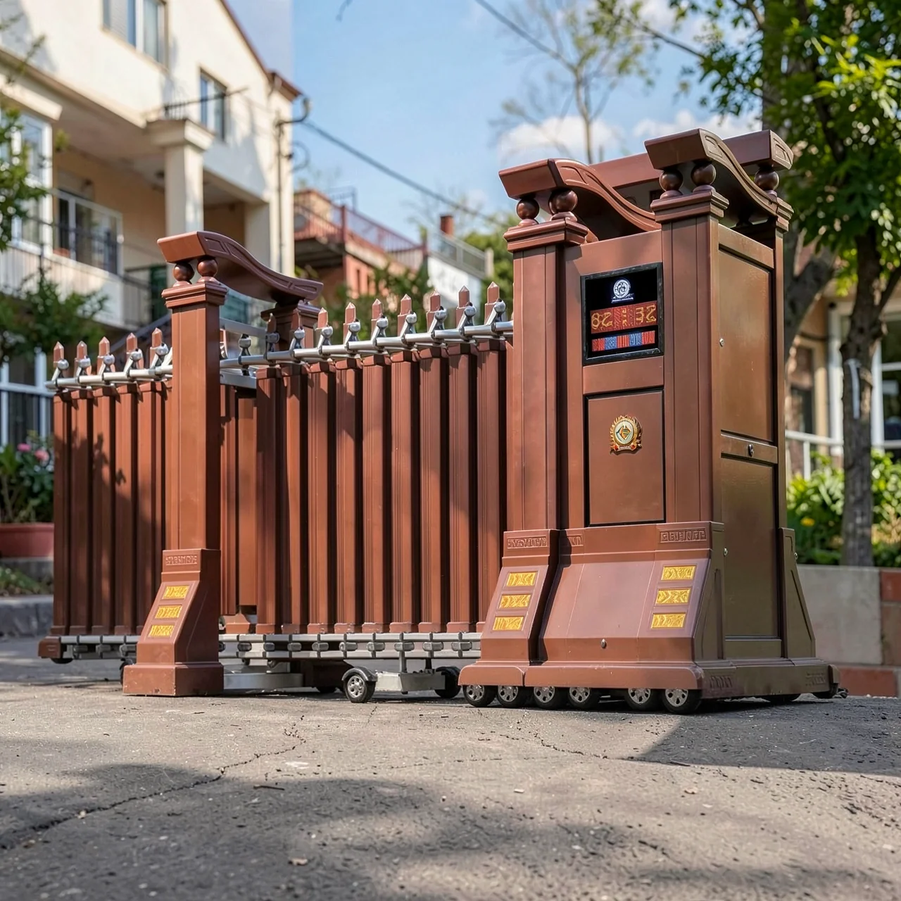 Дверь для патио алюминиевая автоматическая LS-A02