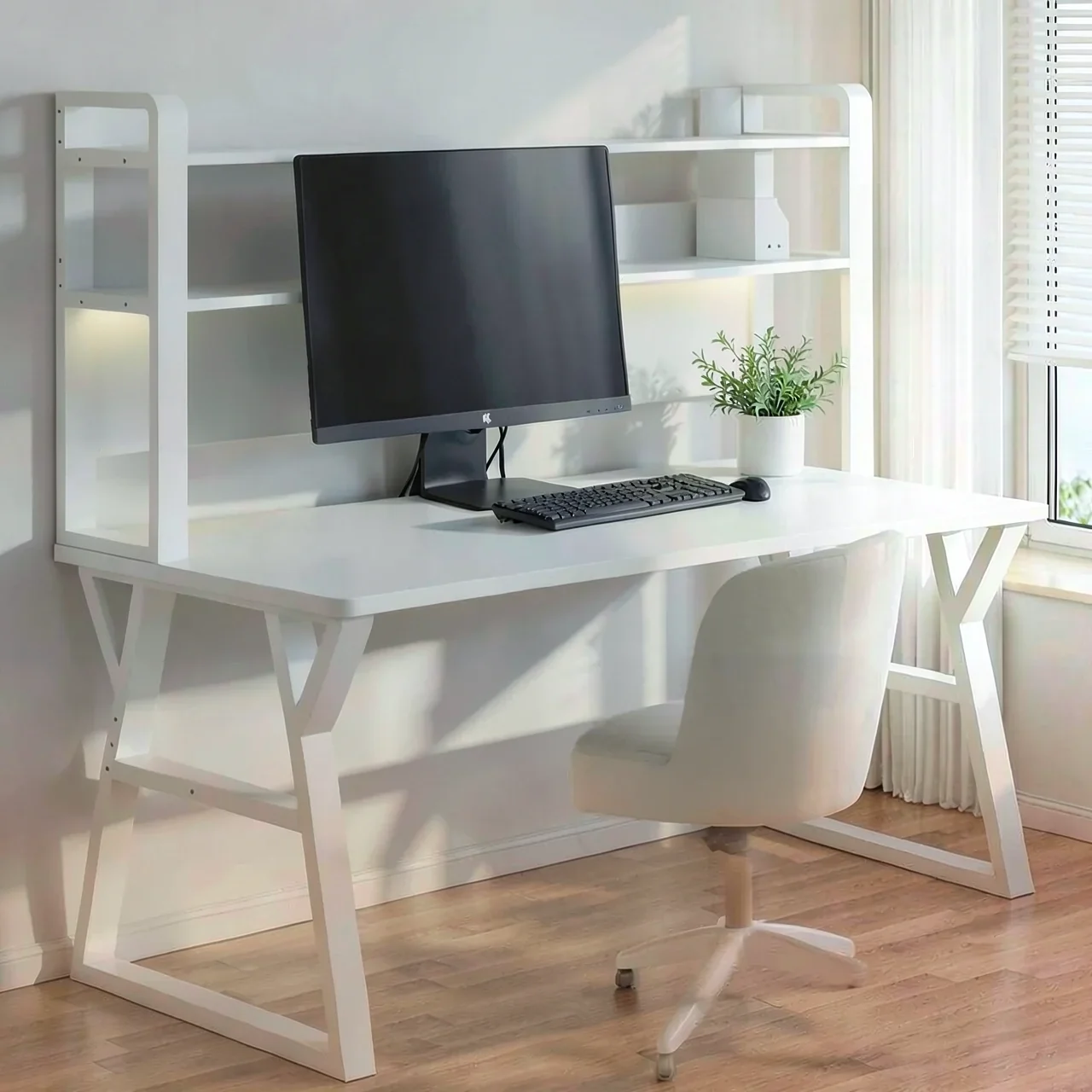 Стол со стулом 80 см серый