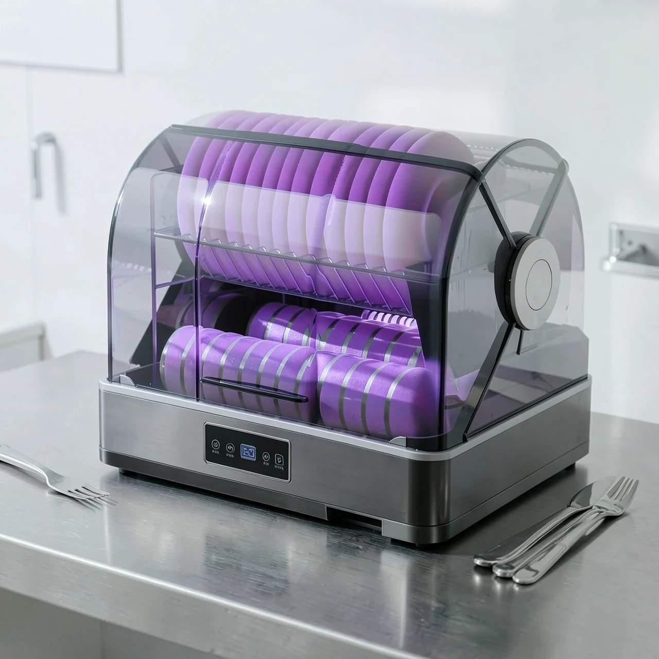Сушилка для посуды 38L черная