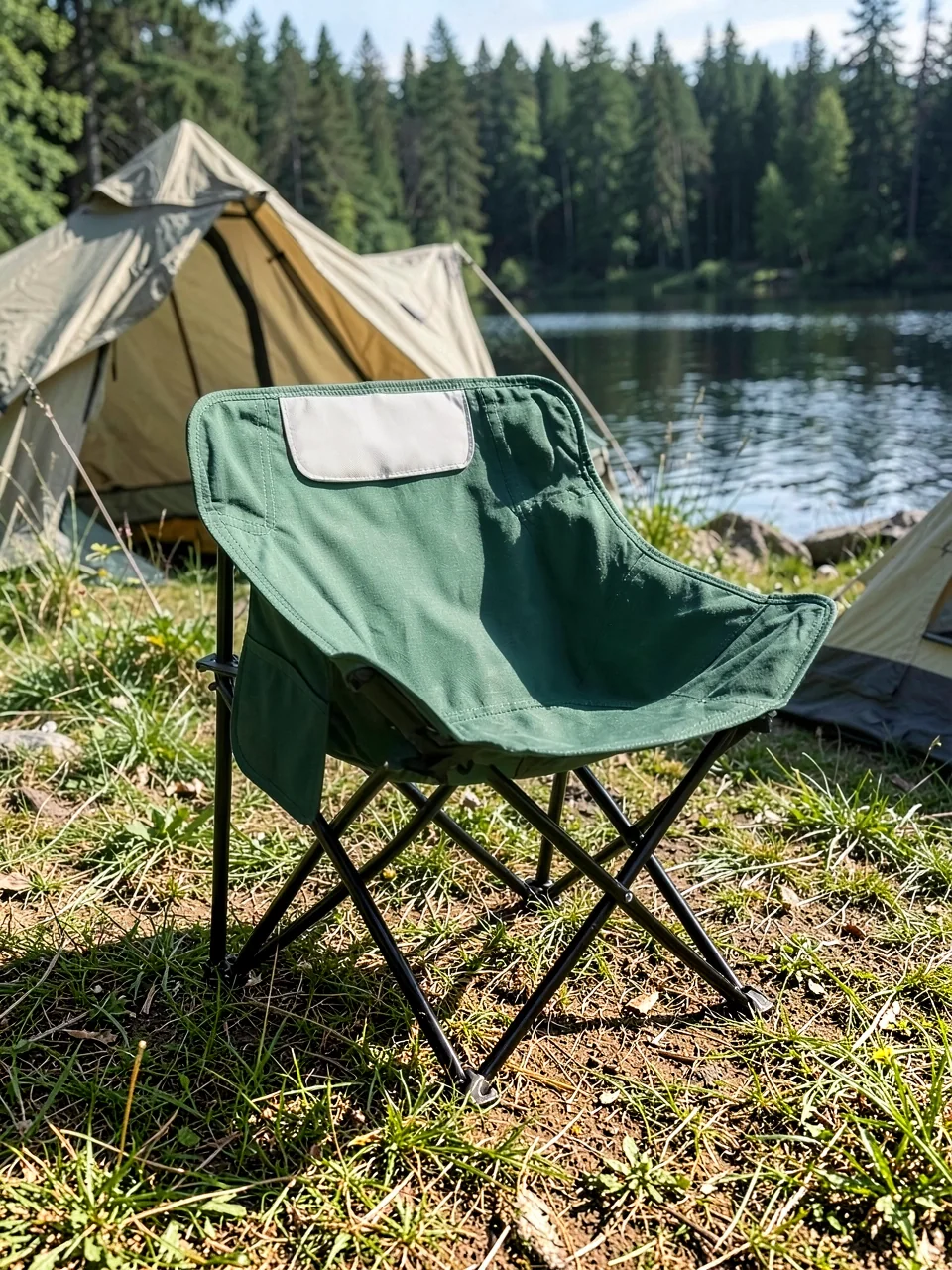 Стул кемпинговый Moon Chair базовый большой зеленый