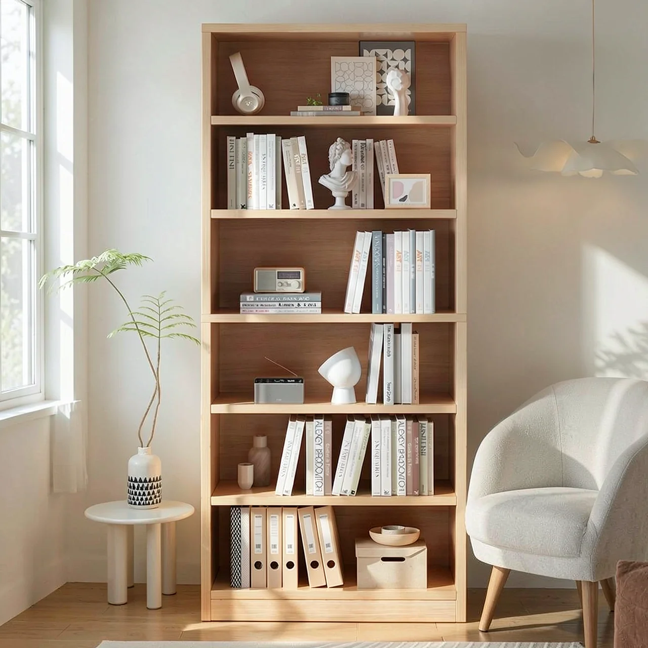 Стеллаж книжный田园 шестиполочный
