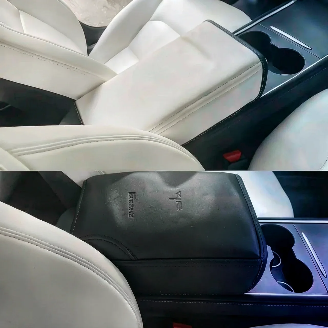 Чехол на подлокотник Tesla черный без логотипа