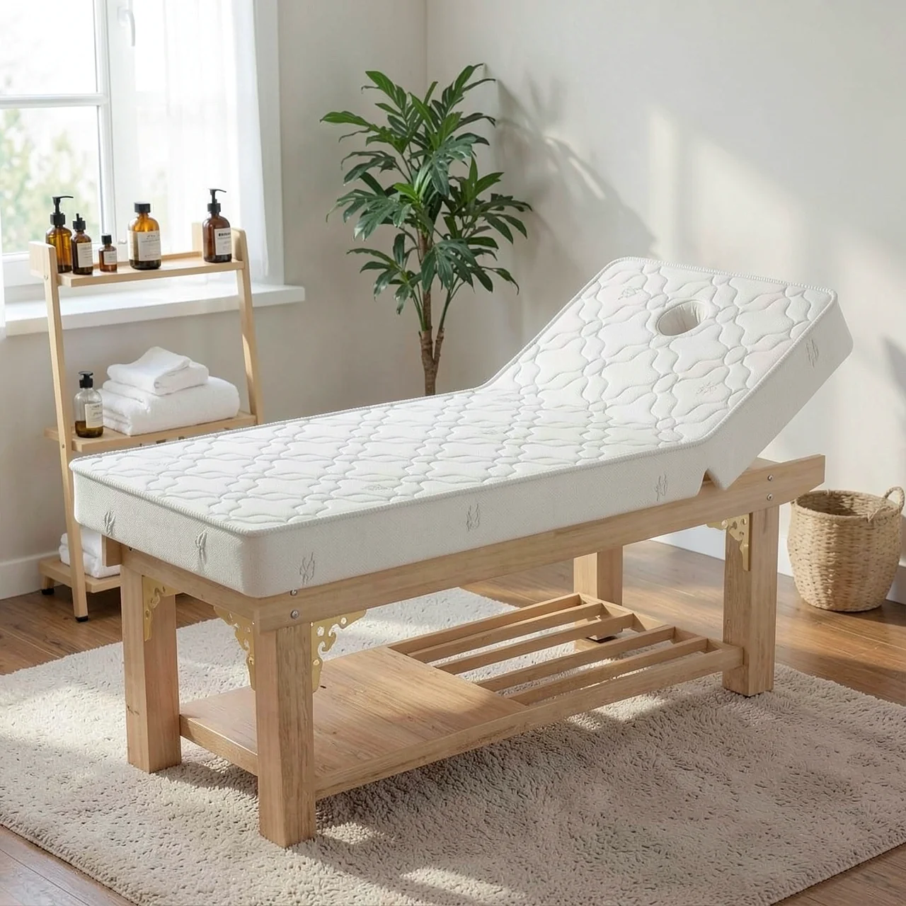 Кушетка косметологическая 190x80 белая латекс