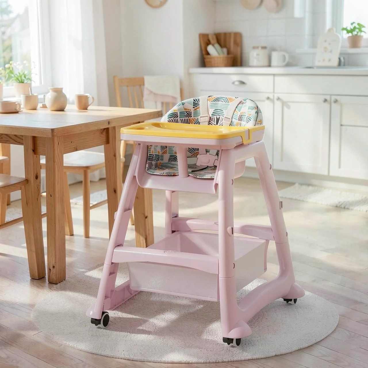 Стул детский Patdi Baby 8812 повышенный улучшенный розовый