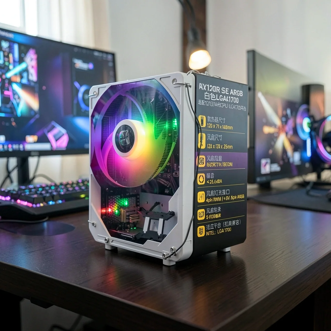 Кулер Thermalright AX120R SE ARGB белый для Intel LGA1700