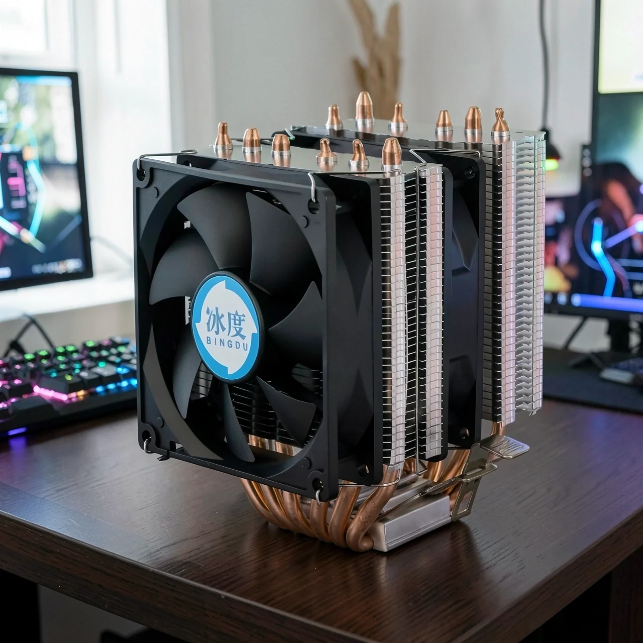 Система охлаждения Ice degree E9 6 трубок, 2 вентилятора, PWM