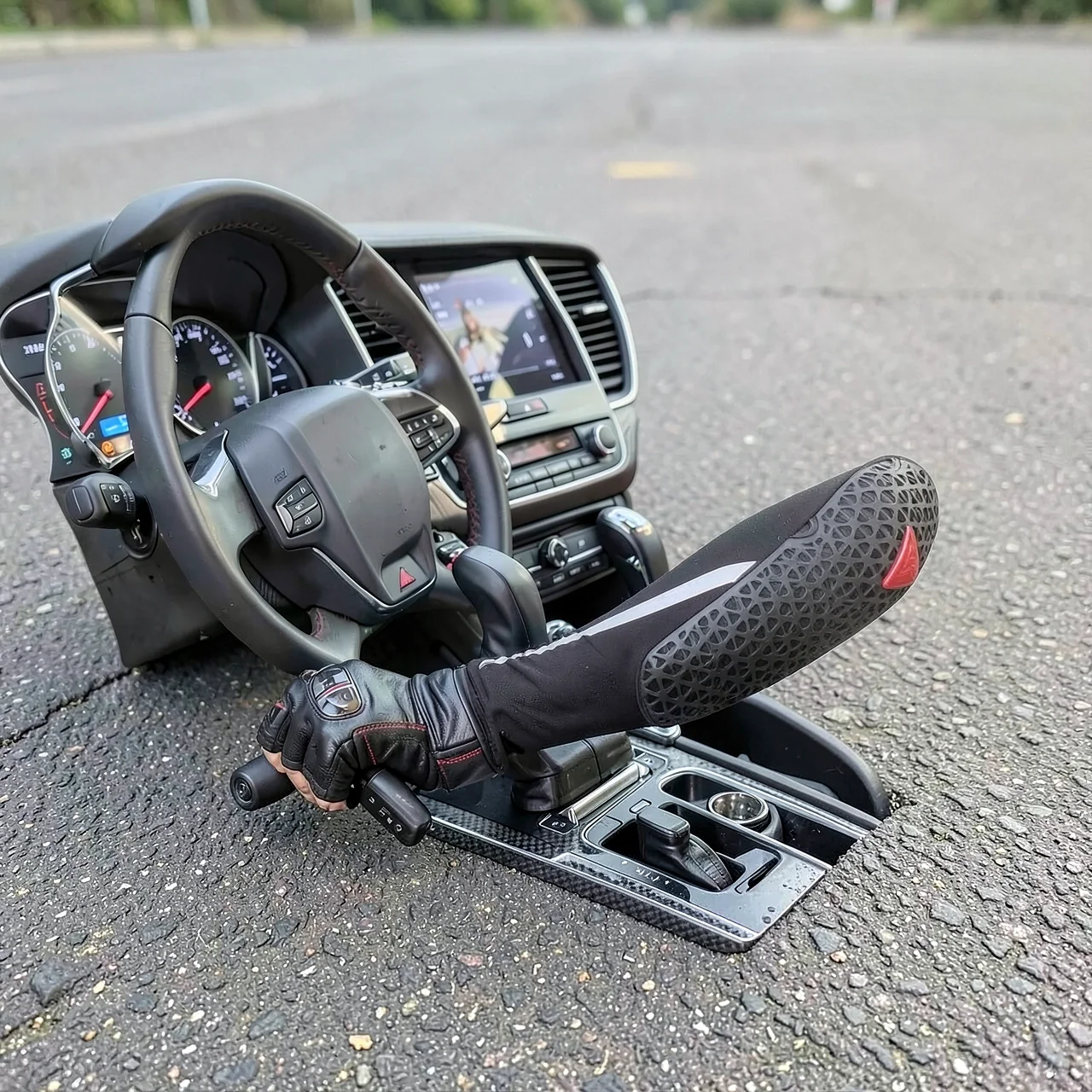 Налокотники Motowolf черные размер 2XL