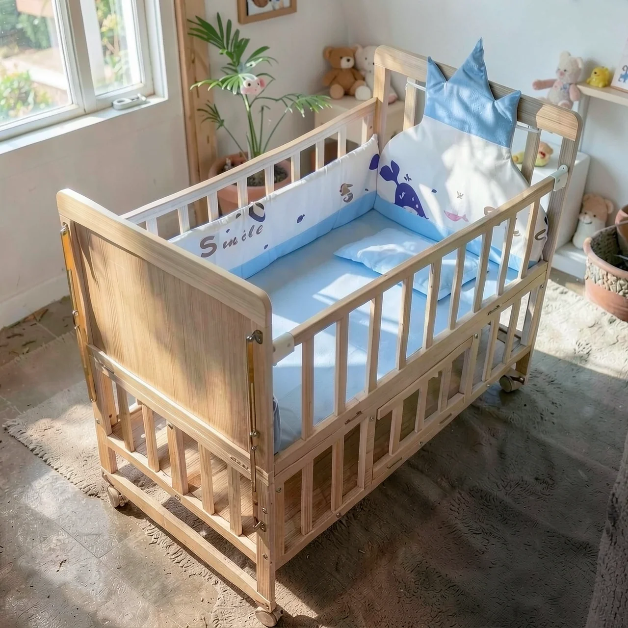 Кроватка полный комплект 104x60x85см