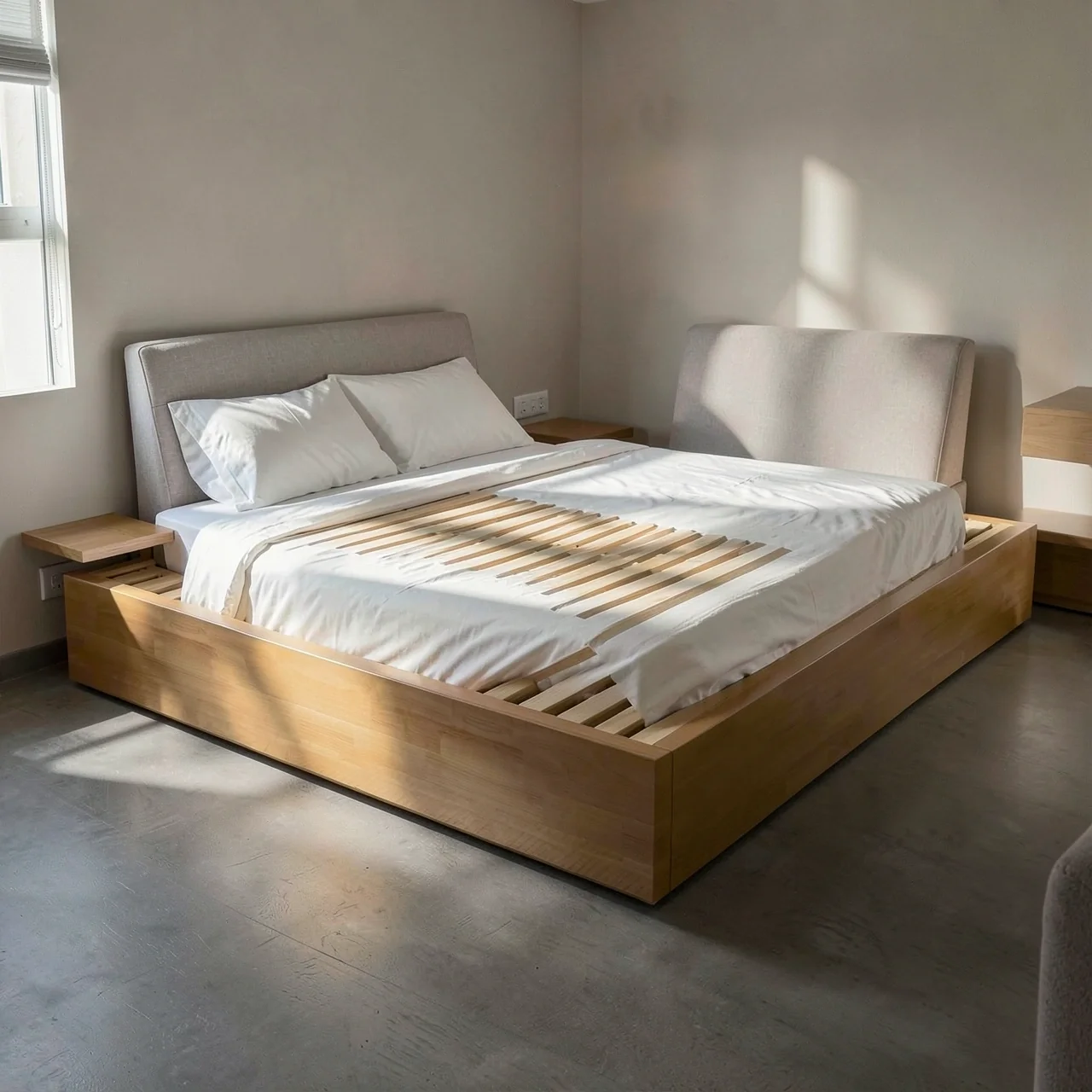 Кровать-татами дерево 20см 1.5x2м