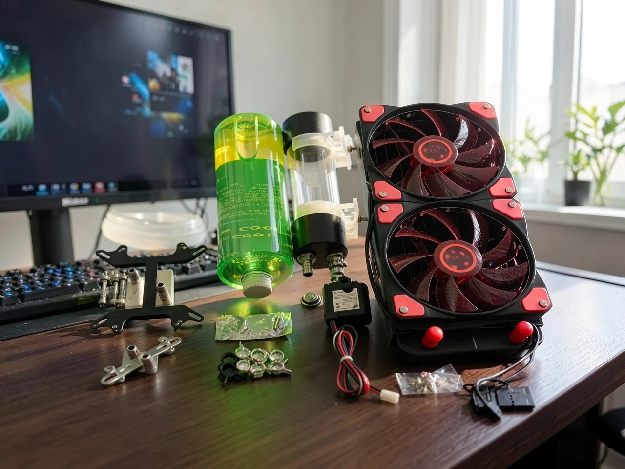 СЖО No brand Комплект CPU и северного моста 240мм
