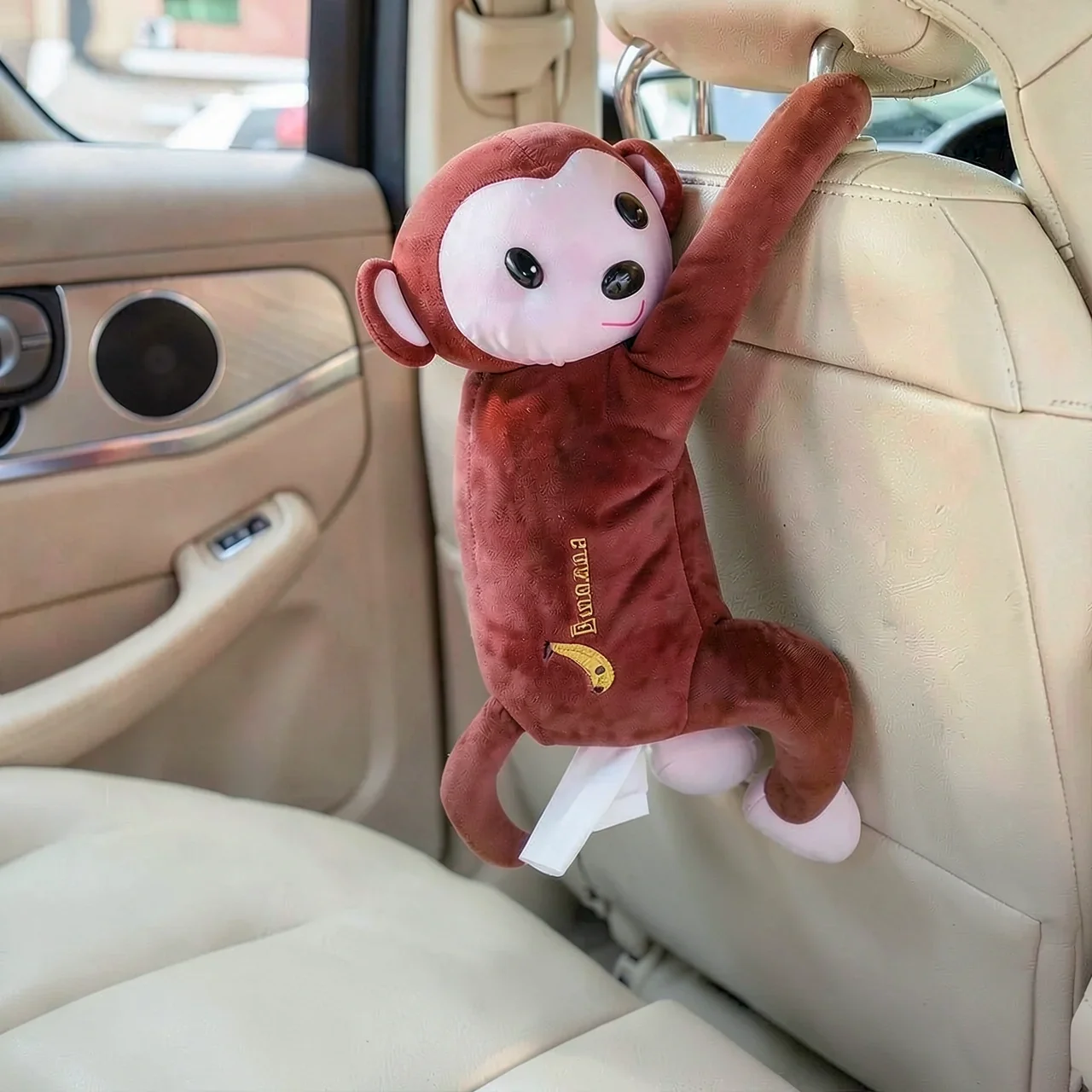 Держатель для салфеток Pippi Monkey кофейный