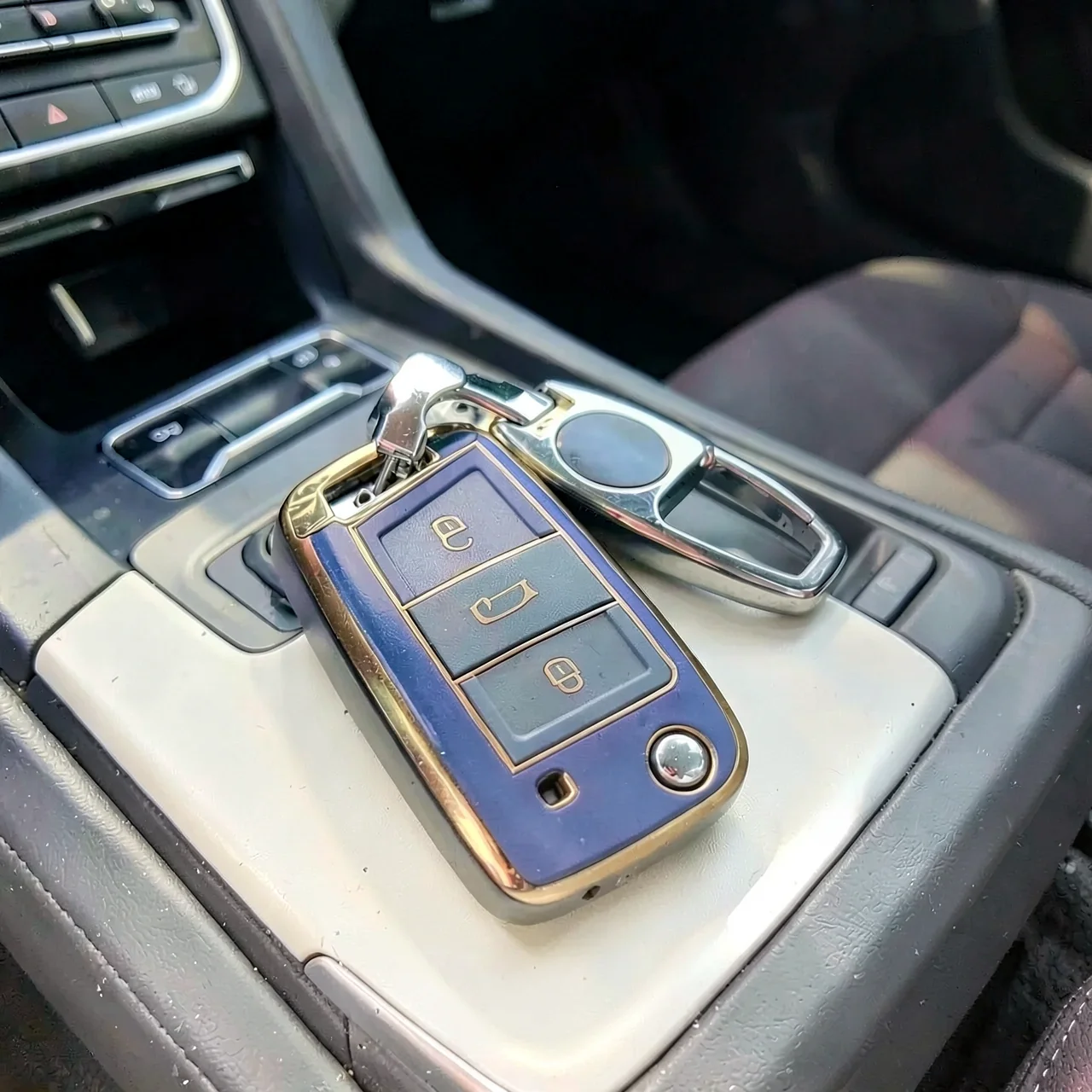 Чехол Volkswagen TPU темно-синий