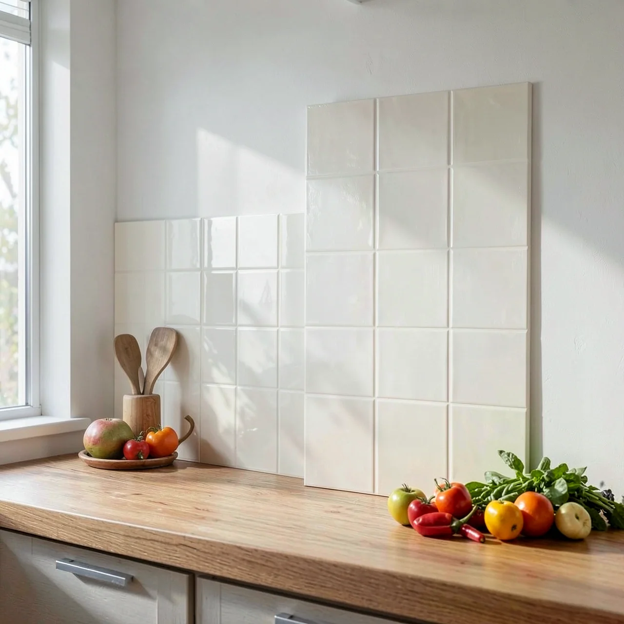 Плитка STF Pearl Milk yellow 18 squares 300X600