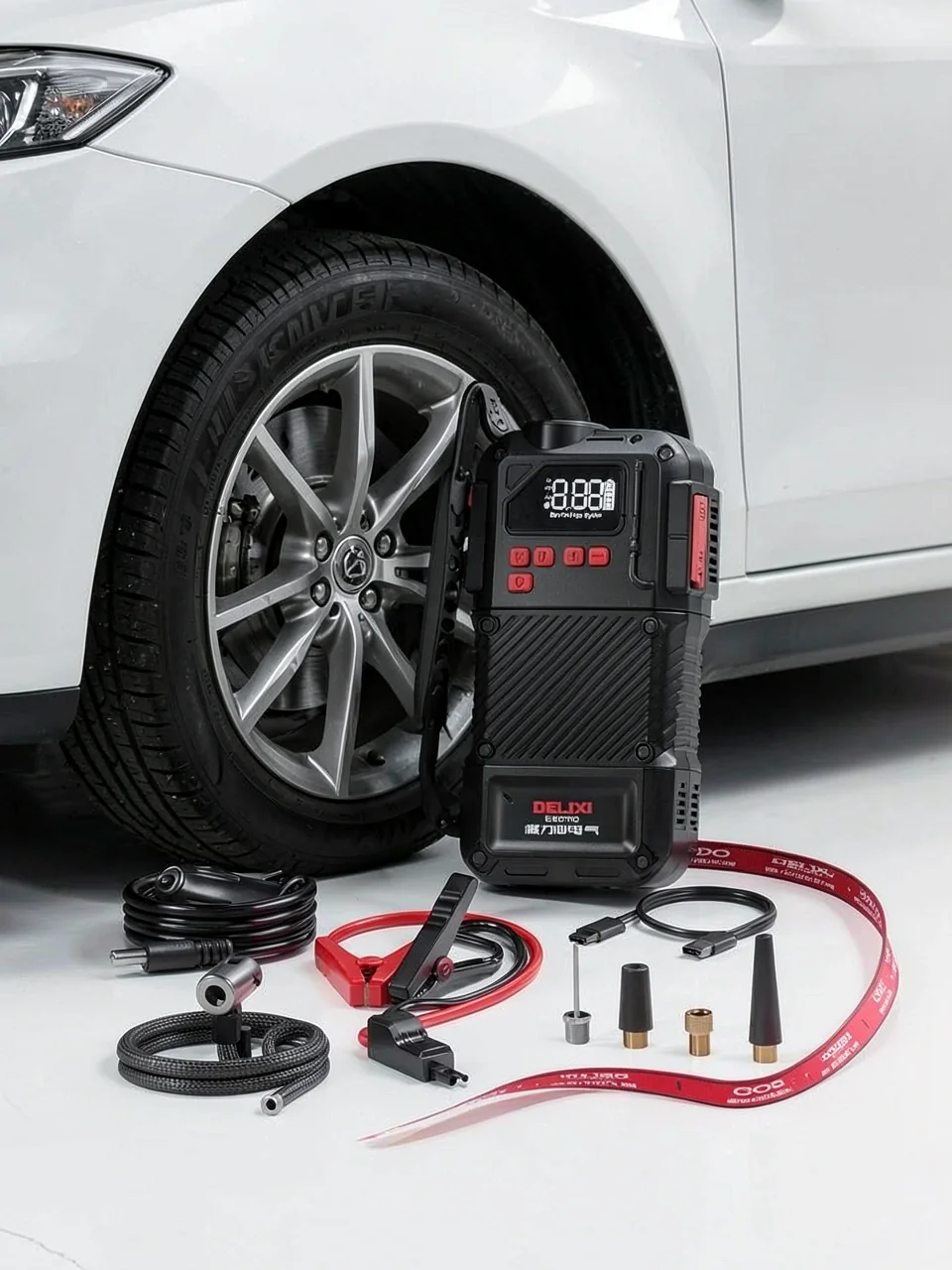 Компрессор Delixi DLX-PH2 с накачкой и экстренным запуском