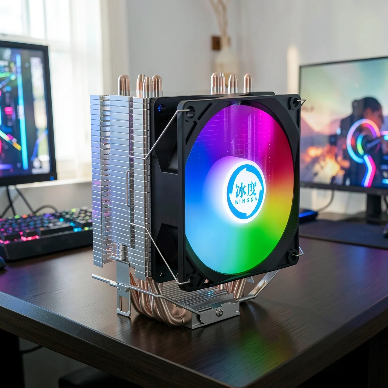 Система охлаждения Ice degree E9 4 трубки, 1 вентилятор, RGB, PWM